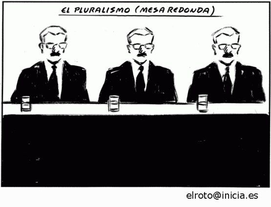 Pluralismo. El Roto.