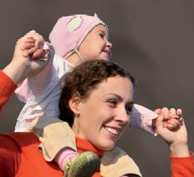 konpondu, imagen de mujer con niño