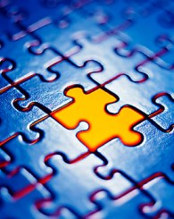 Puzzle para los factores de éxito